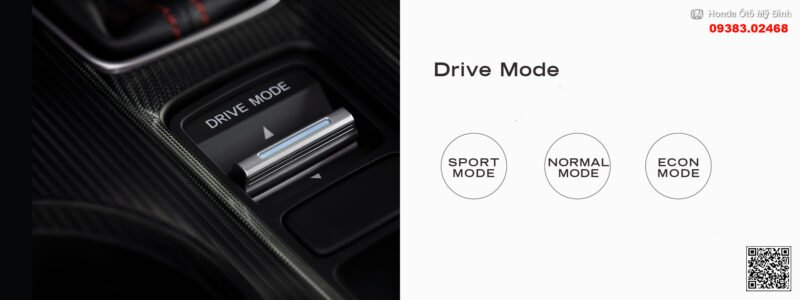3 chế độ lái trên Honda Civic 2022