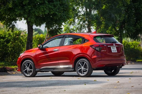 Nhìn nghiêng xe Honda HRV