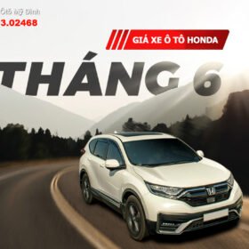 Giá xe oto Honda tháng 6