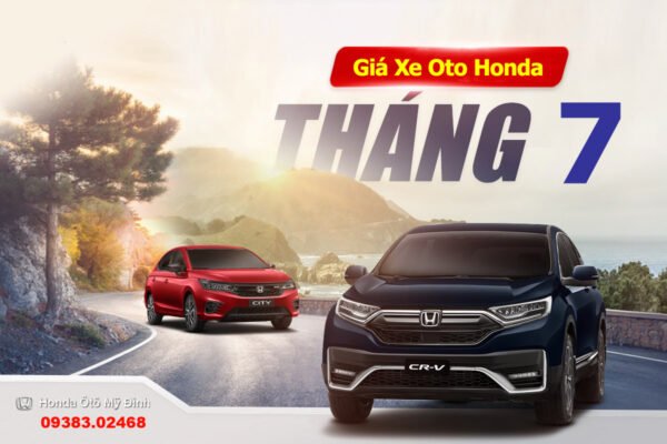 Gia xe oto Honda thang 7