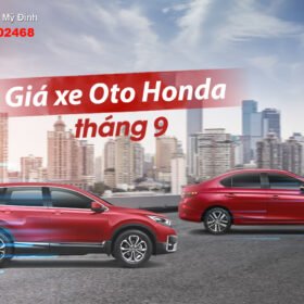 Giá xe oto honda tháng 9