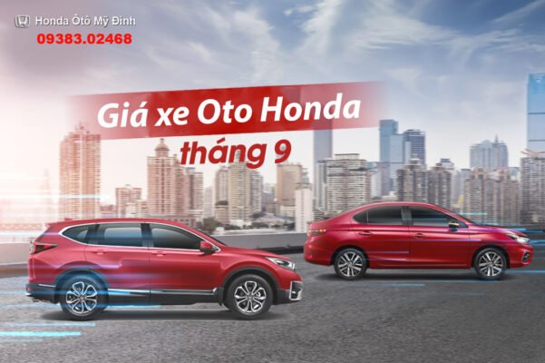 Giá xe oto honda tháng 9